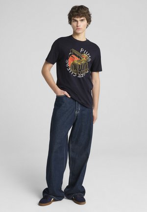 GRAPHICS EXECUTION  - T-shirt imprimé - new navy