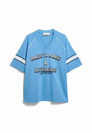 ARMEDANGELS, MESH - T-shirt imprimé - skylight