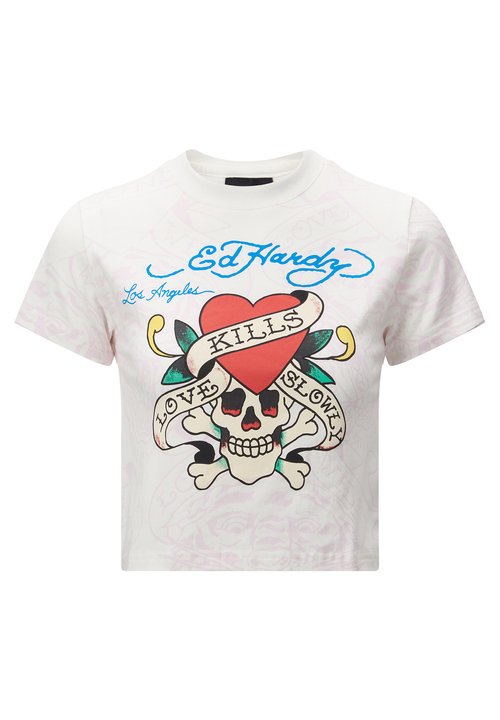 Ed Hardy BLOOMING - Jeans Relaxed Fit - blue/blå - Zalando.dk