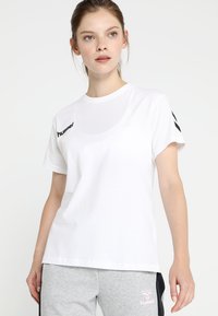 Hummel GO WOMAN - Printtipaita - white