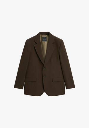 Massimo Dutti, Blazer - mottled dark brown