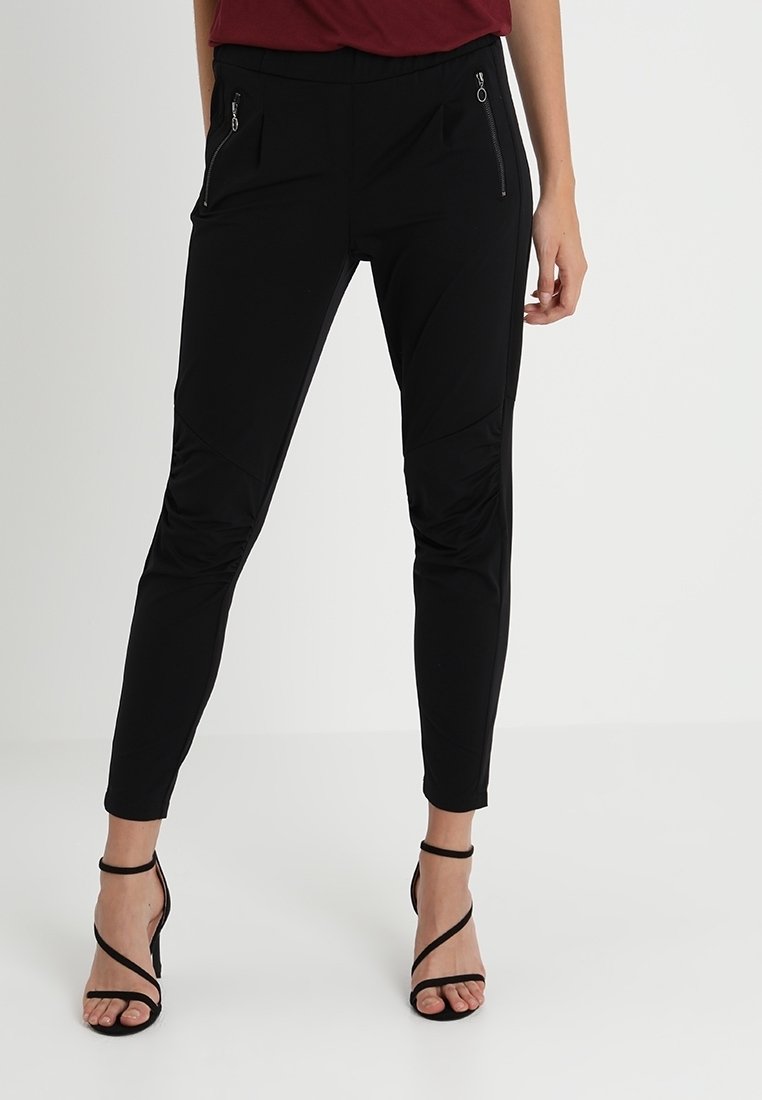 comma Pantalon classique - black
