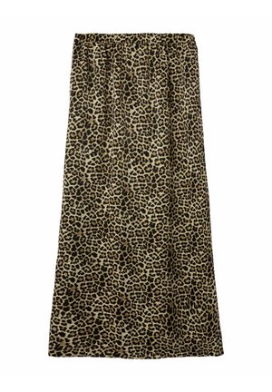 LEOPRINT - Maxikjol - chocolate brown