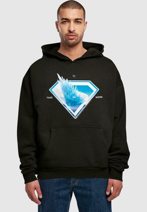 SUPERMAN LOGO SVALBARD TAKE ME HOME ULTRA HEAVY  - Hoodie - black