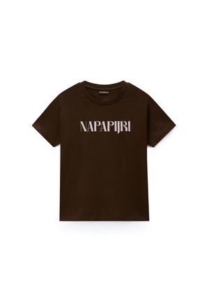 Napapijri, BLISS SS - Camiseta básica - dark brown