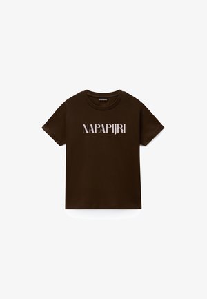 Napapijri, BLISS SS - T-shirt basic - dark brown