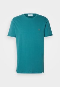 NØRREGAARD SEASONAL - Basic póló - pacific ocean/orange