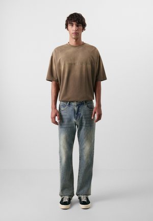 Don't Waste Culture KEONE UNISEX - Egyenes szárú farmer - light pale