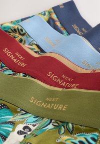 Next 4 PACK - Lange Boxershorts - green blue leaf animal print