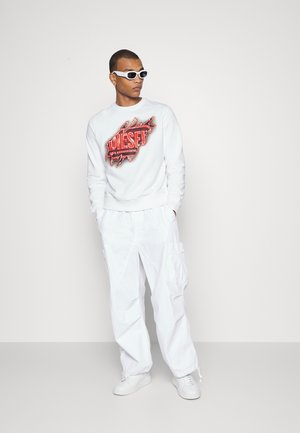 Diesel S GINN E9 UNISEX - Felpa - white