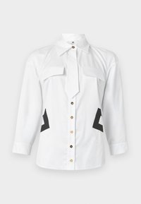 WOMEN - Nööpidega pluus - bianco/nero