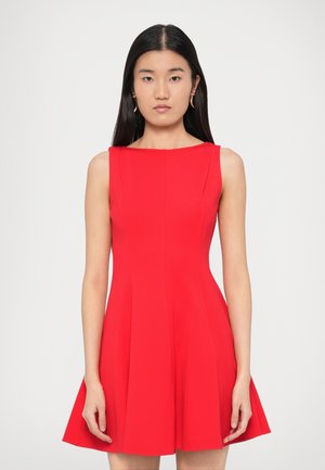 RIA DRESS - Φόρεμα από ζέρσεϊ - signature red