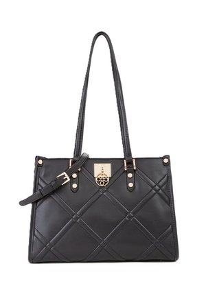 BRIDGET MATELASSÈ IN RILIEVO - Borsa a mano - nero