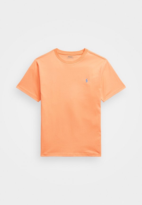 COTTON JERSEY CREWNECK TEE - Basic T-shirt - poppy