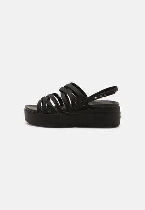 BROOKLYN STRAPPY - Sandali con plateau - black