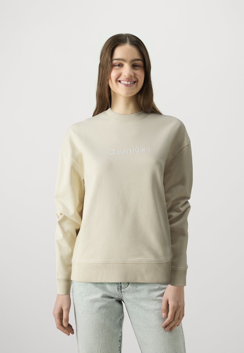 Calvin Klein HERO LOGO - Sudadera - wood ash