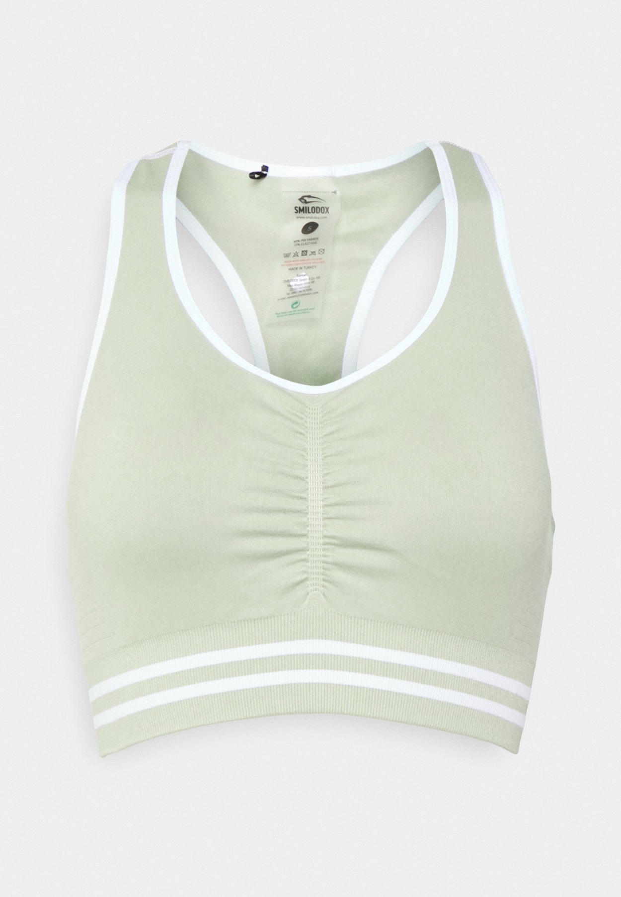 SEAMLESS STRIPE SPORTS BRA 