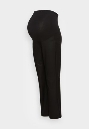 TROUSERS MOM - Tygbyxor - black