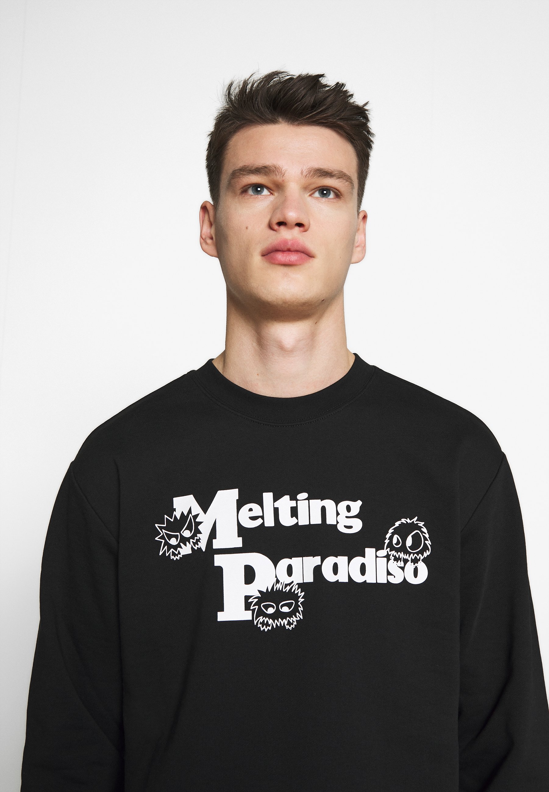 McQ Alexander McQueen CREW NECK Sweatshirt darkest black McQ Alexander McQueen CREW NECK - Sweatshirt - darkest black