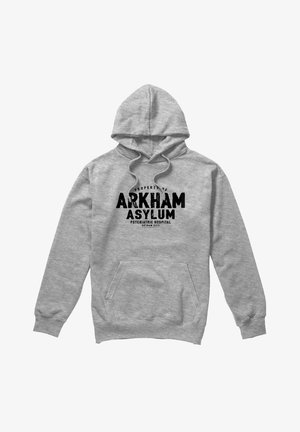 Cotton Soul, BATMAN ARKHAM ASYLUM - Hoodie - mottled light grey