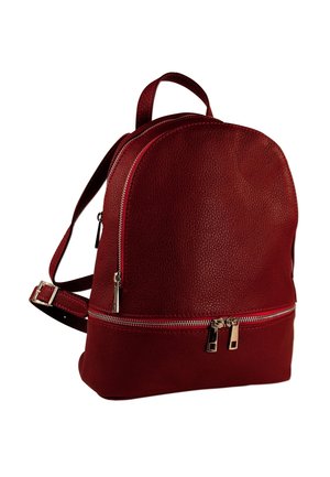 DrachenLeder Sac à dos - dunkelrot