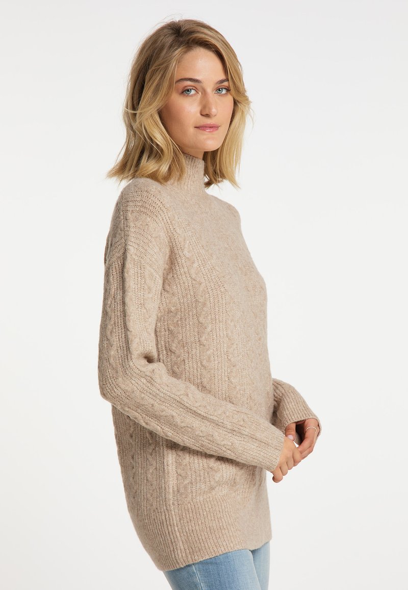Damen Strickjacken | usha USHA SIVENE Strickpullover beige melange/beige - SJ64088 Damen Strickjacken | usha USHA SIVENE Strickpullover beige melange/beige - SJ64088