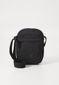 CROSS BODY POUCH UNISEX - Soma ar siksnu pāri ķermenim - jet black