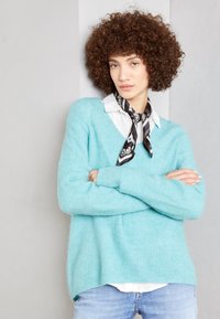Mos Mosh THORA V-NECK - Maglione - wasabi