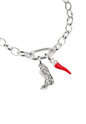 THOMAS SABO, COWBOYSTIEFEL CONNECT - Ciondolo - silberfarben, weiß