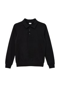 s.Oliver MIT KRAGEN - Poloshirt - schwarz