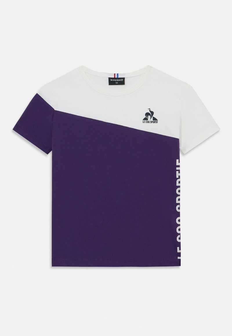 Le Coq Sportif T-shirt print paars