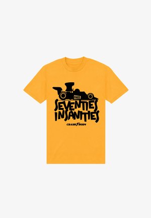 Henry Tiger CRASH & BURN SEVENTIES SMOKES - T-shirt con stampa - gold