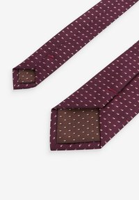 Next PATTERN - Cravate - burgundy red