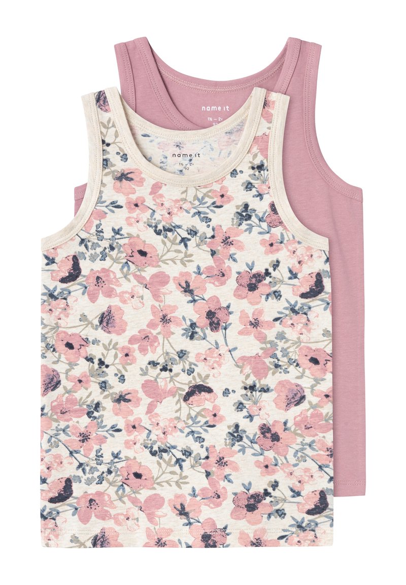 Name it - NMFTANK NOSTALGIA FLOWER 2 PACK - Unterhemd/-shirt - pink, Vergrößern