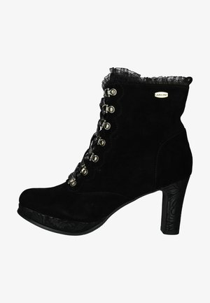 Bottines à plateau - noir