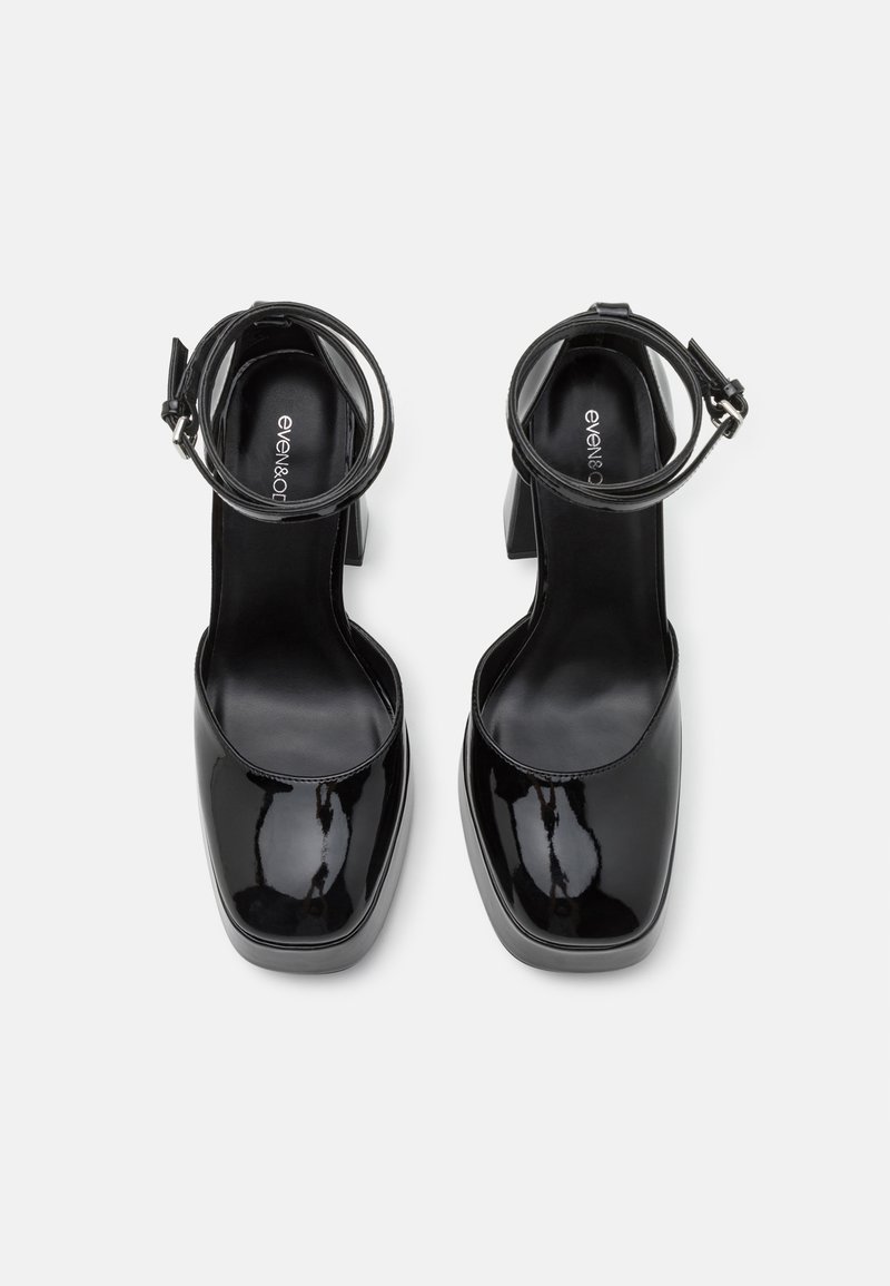 Calzado Zalando Sandalias Negras Tacon Even&Odd Zapatos Altos