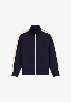 Armani Exchange, SWEATSHIRT - Sweat zippé - deep navy
