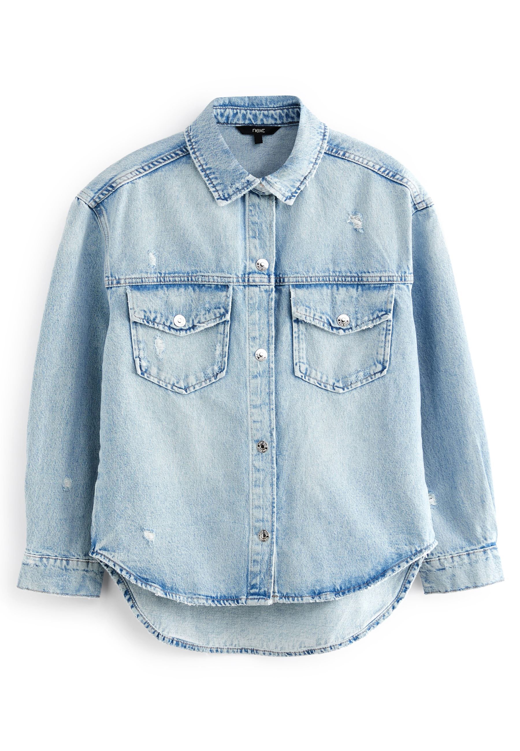 Next OVERSIZED - Denim jacket - denim 