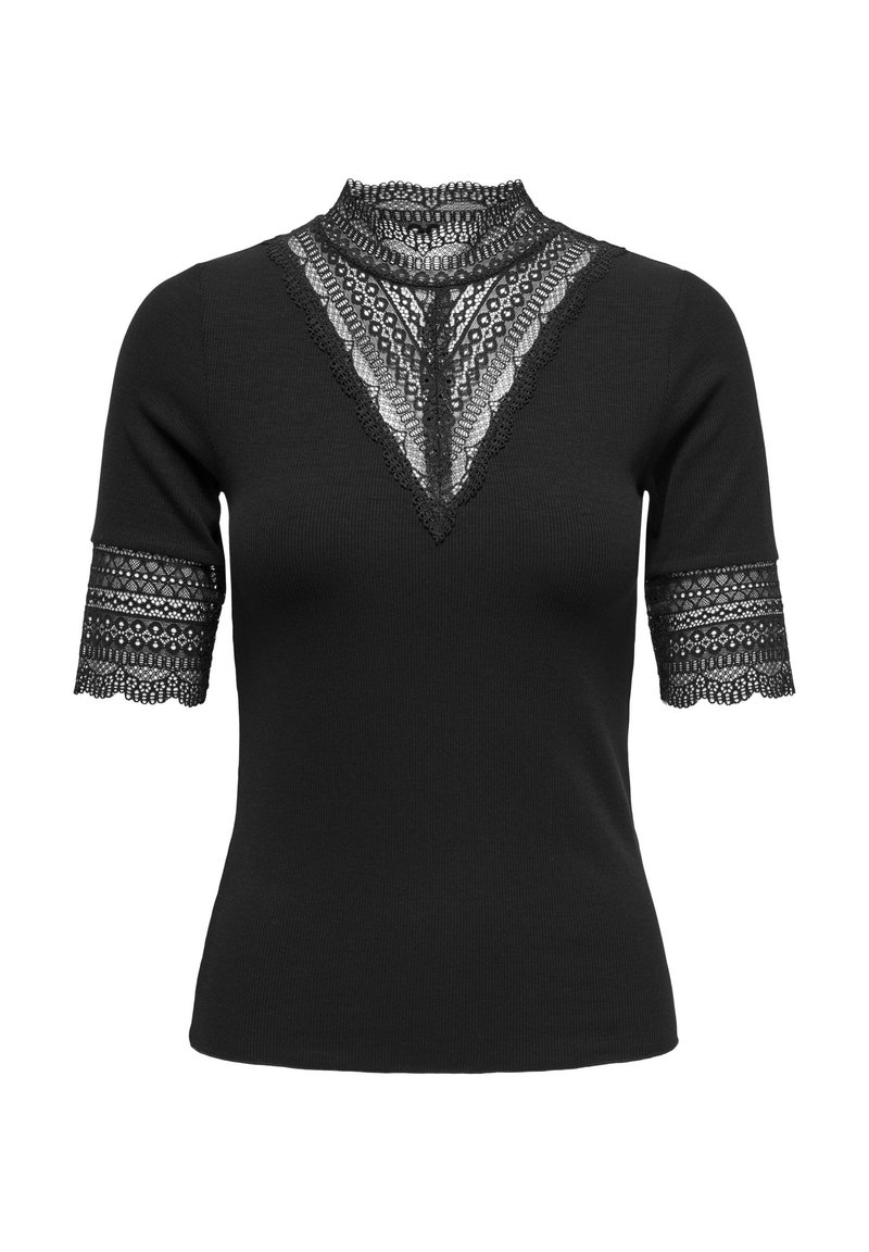 T-shirt Et Sur-t-shirt Noir Dentelle Fille Taille 10 Ans - Occasion Très Bon état - La Halle