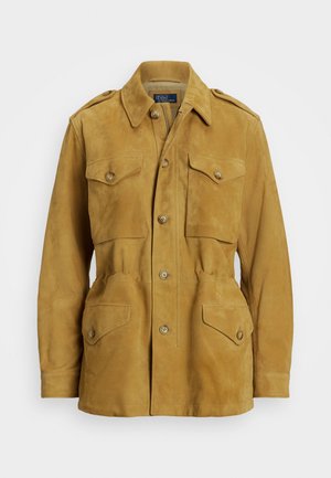 Polo Ralph Lauren LAMBSKIN SUEDE SURPLUS JACKET - Giacca di pelle - pecan