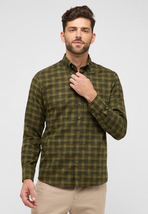 FLANELLHEMD - MODERN FIT - Hemd - khaki