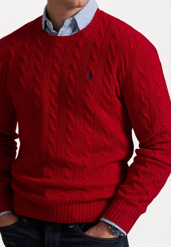 CABLE KNIT WOOL CASHMERE JUMPER - Jumper4