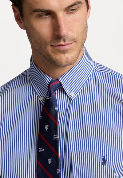 Polo Ralph Lauren Big & Tall STRIPED STRETCH POPLIN SHIRT - Košile - blue/white