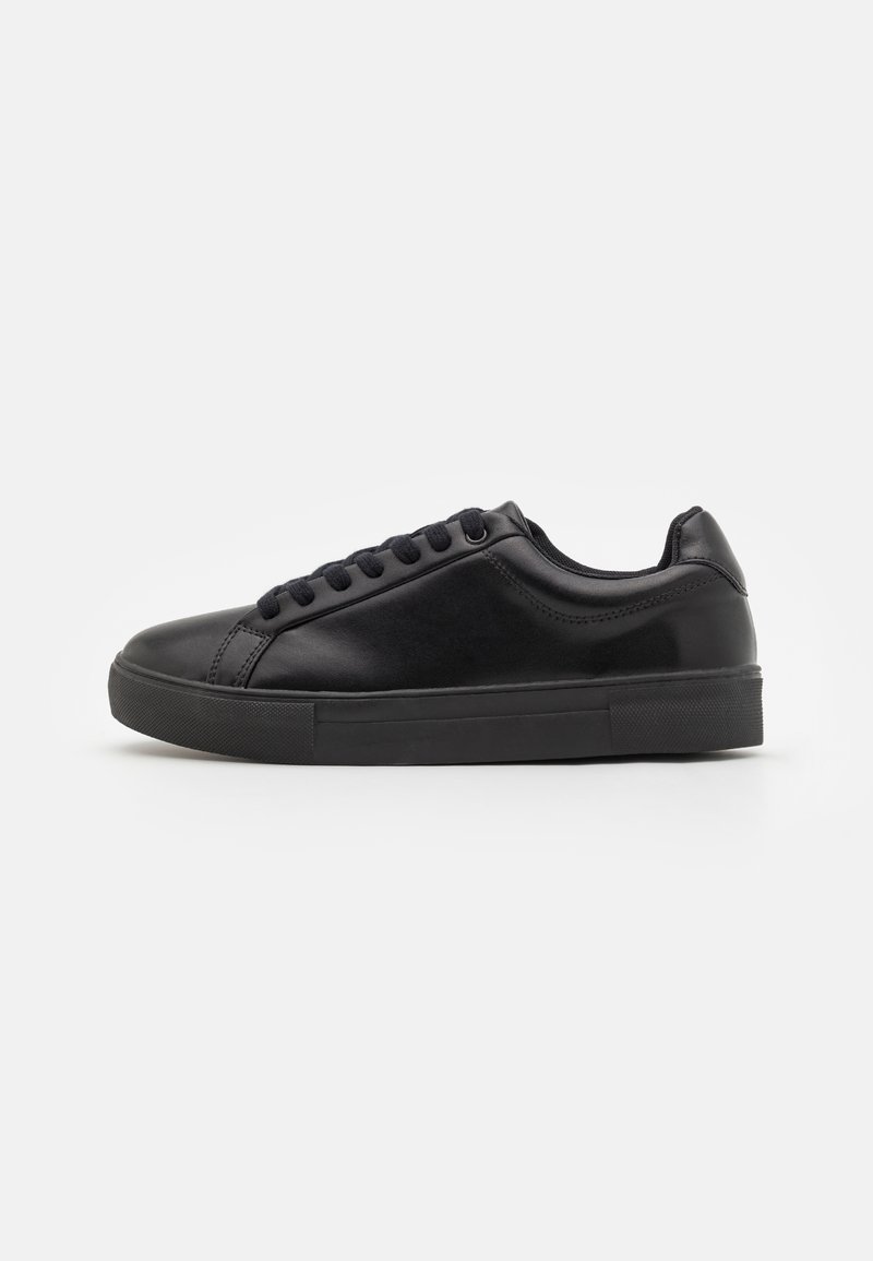 Pier One LEATHER - Sportcipő - black