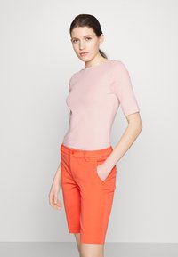 Lauren Ralph Lauren STRETCH COTTON BOATNECK TEE - T-shirt básica - pale pink