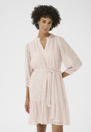 Day dress - lotus silver metallic
