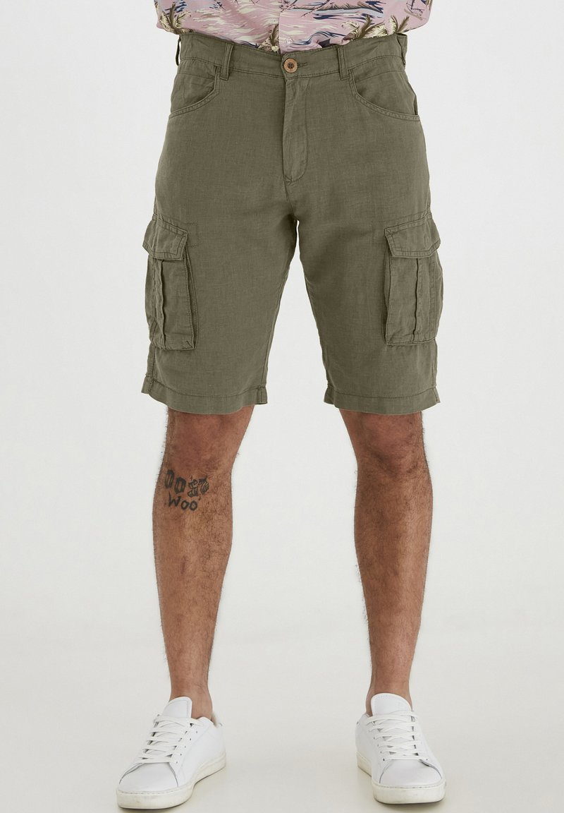 Solid - SDPOVL CARGO LINEN - Shorts - ivy green, Enlarge