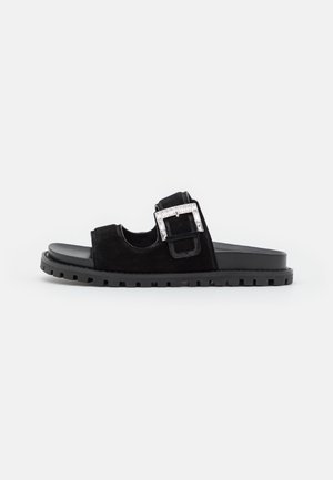 Pantolette flach - black