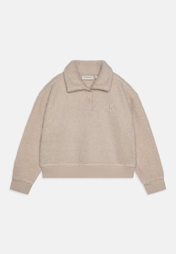FLUFFY COLLAR - Fleece jumper - chateau gray