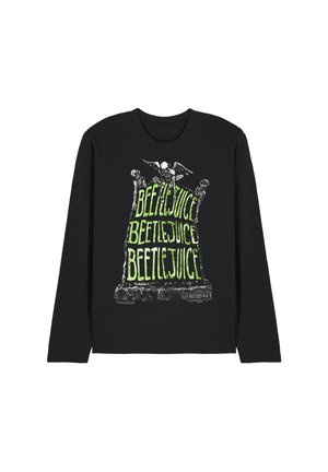 Cotton Soul, BEETLEJUICE/HEADSTONE NAME - Langarmshirt - black